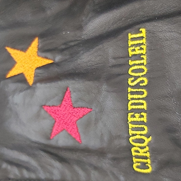 🌸NWOT RARE CIRQUE DU SOLEIL Executive Leather Jacket - Picture 2 of 5